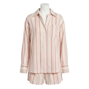 NEW STEVE MADDEN murphy top in pink stripe